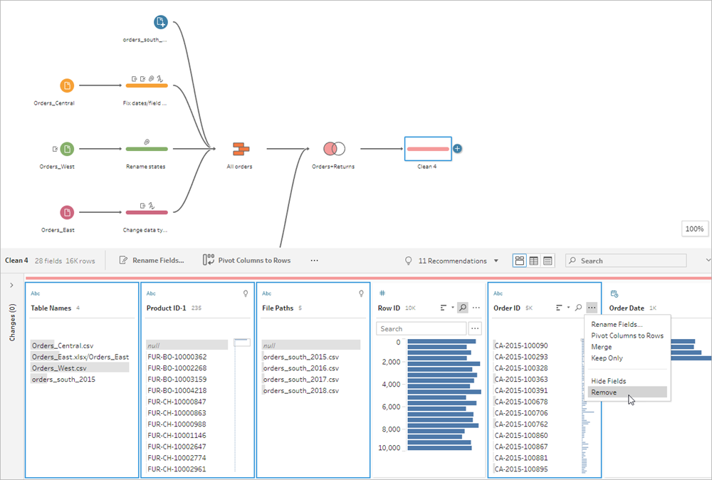 Tableau data preparation