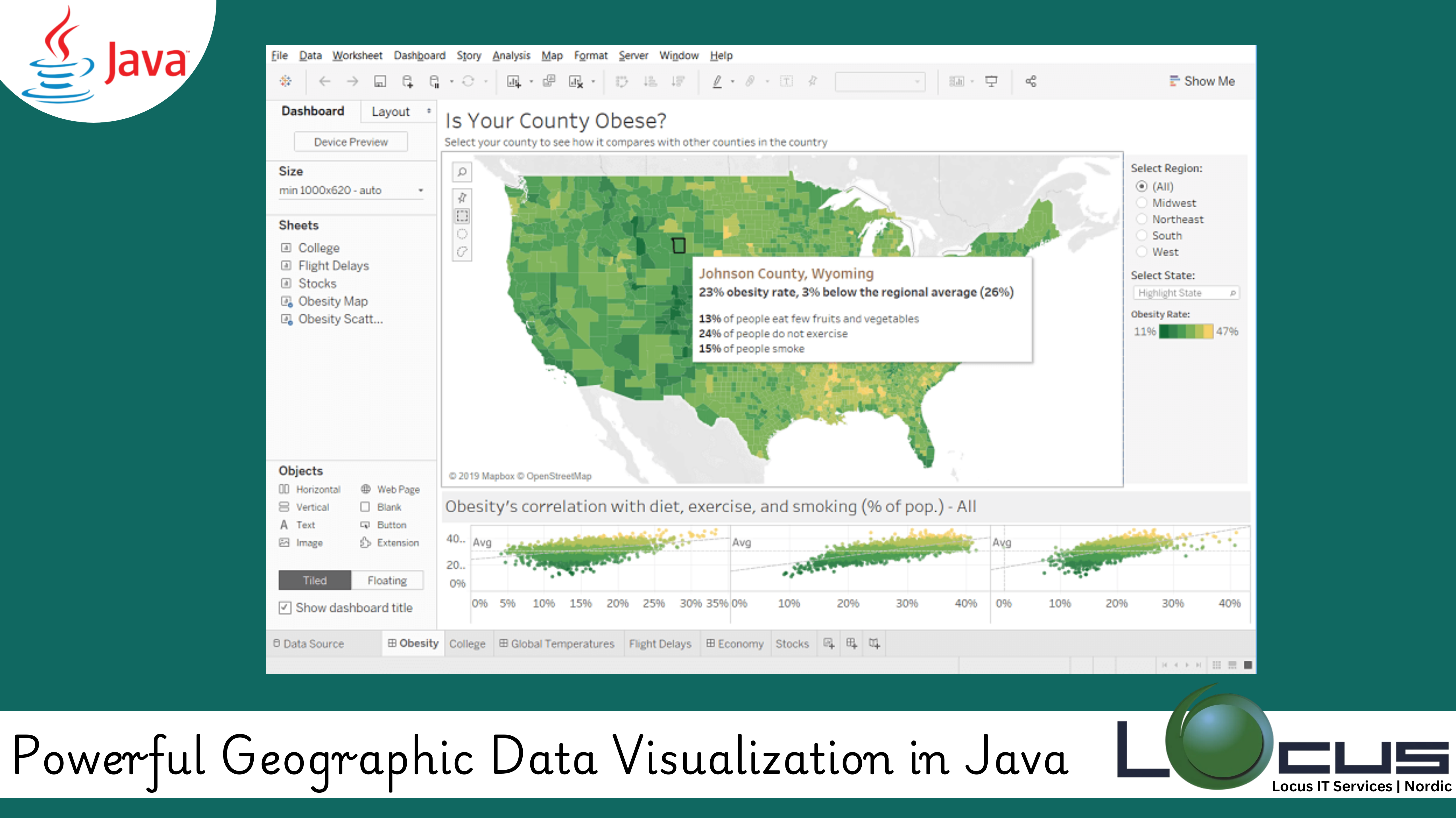 Geographic Data Visualization in Java