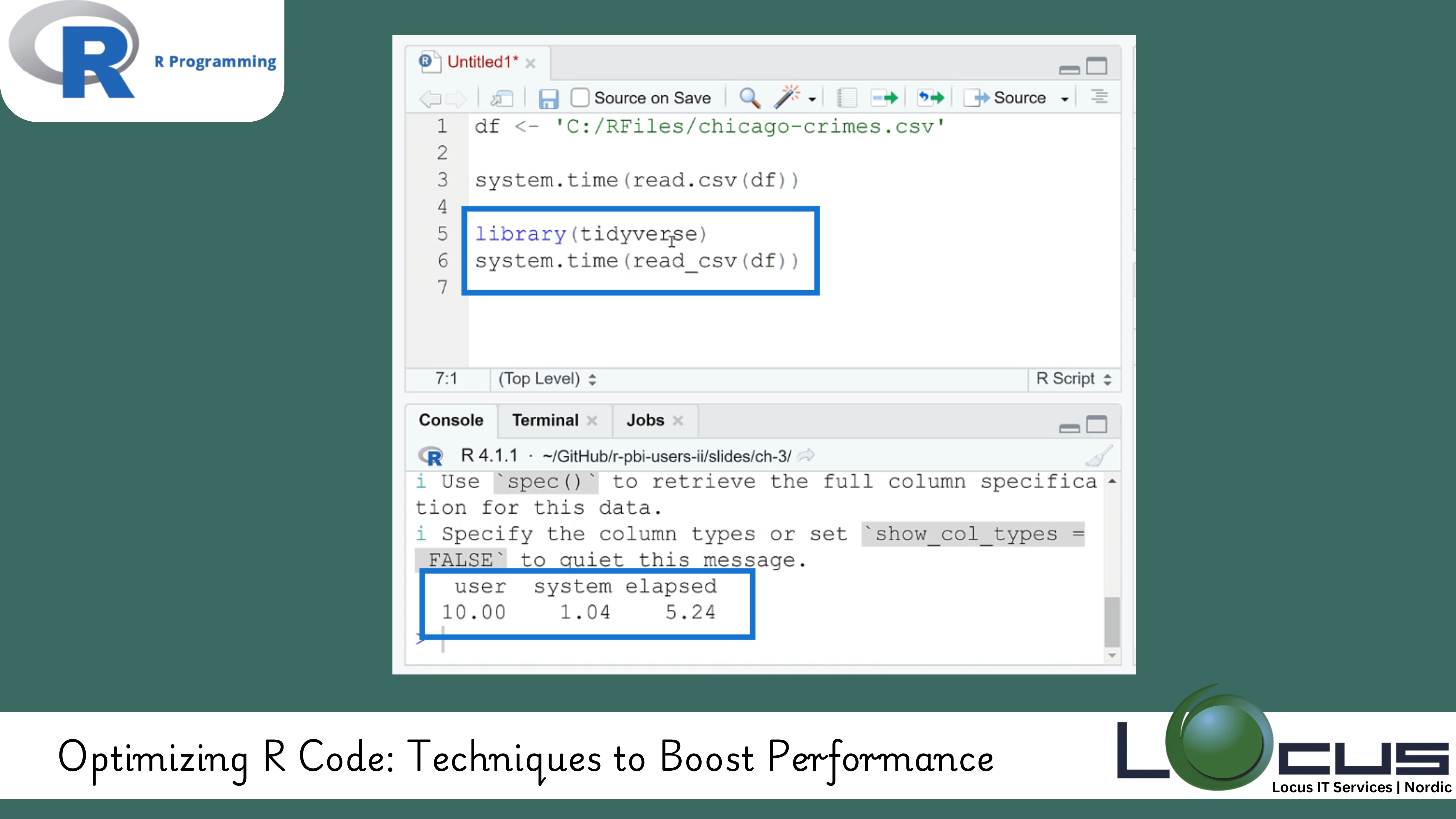 Optimizing R Code