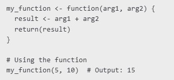 R Functions