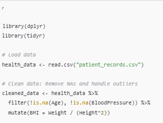 Healthcare Using R