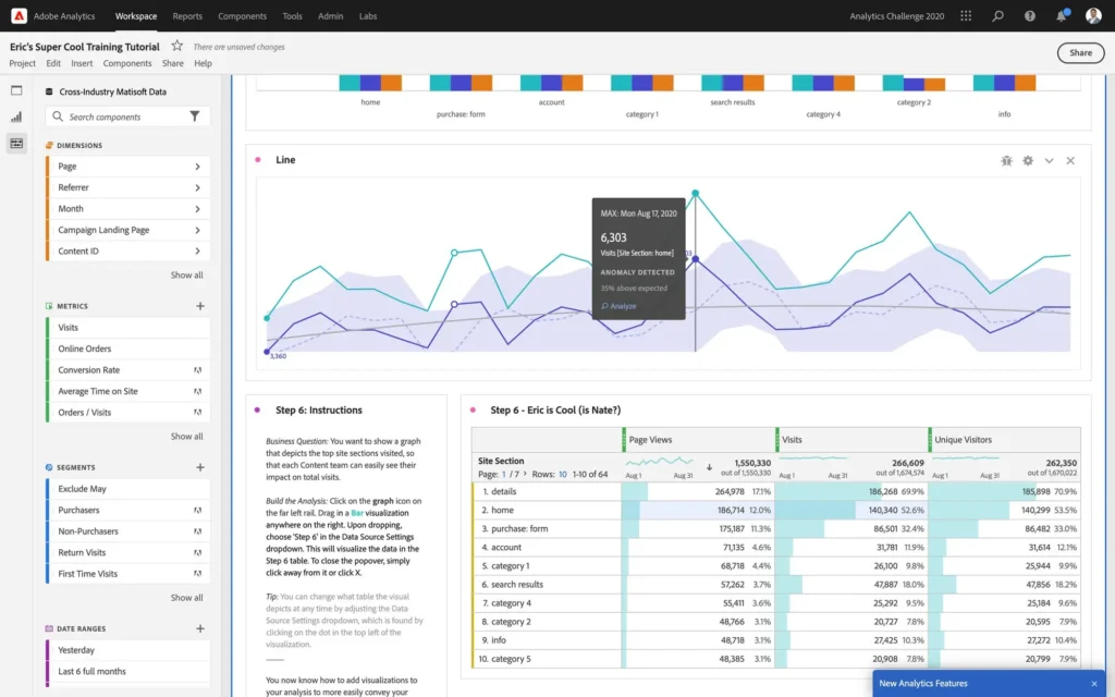 Adobe Analytics Data Visualization